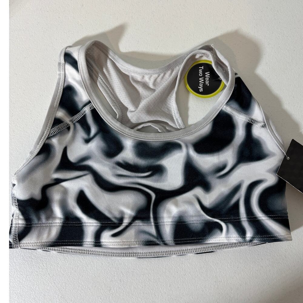 Athletic Works NEW Girls' Size L Reversible Moisture Wicking Sports Bra